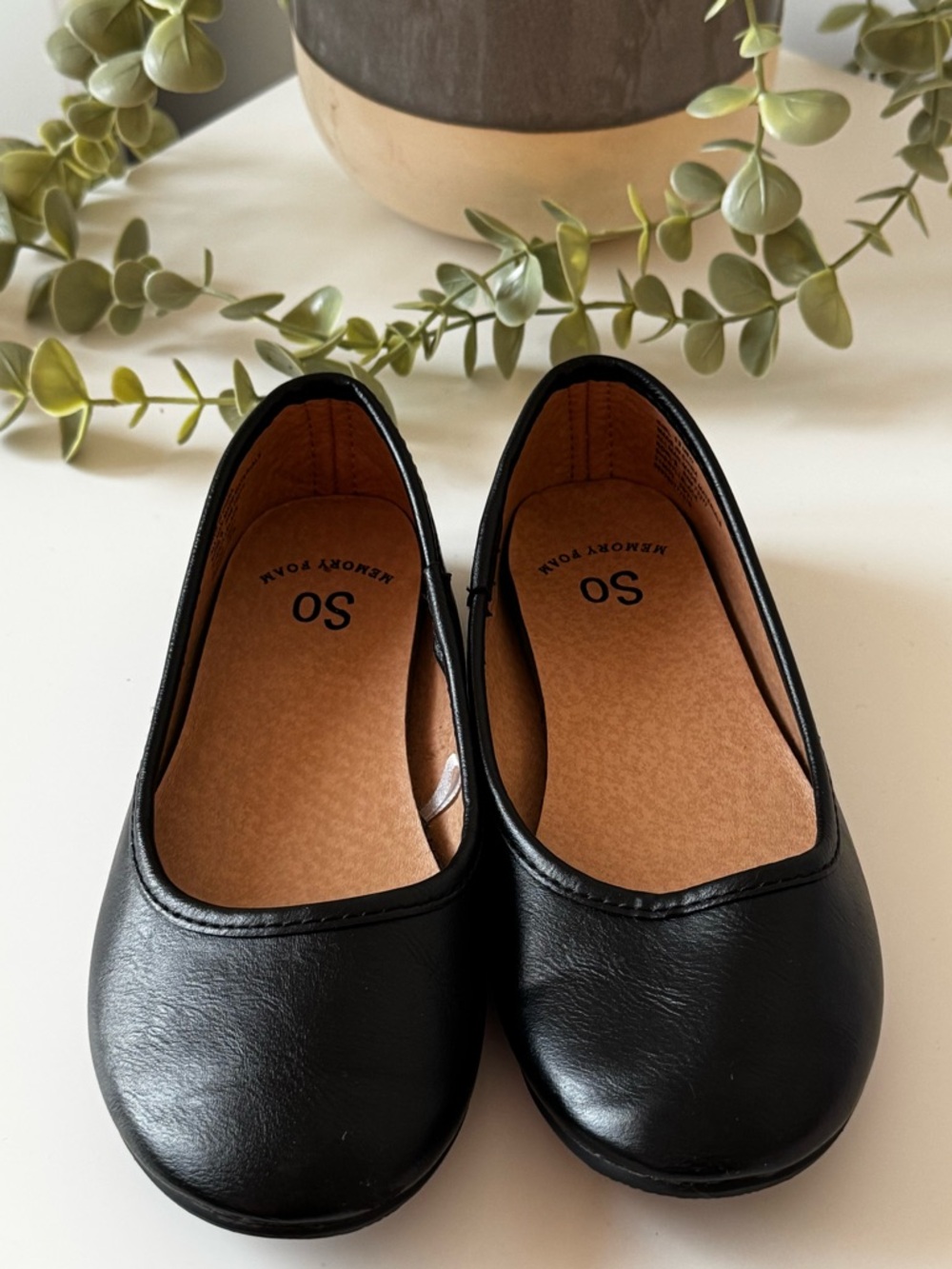 Girls Black Ballet Flats Size 13 – Classic Dress Shoes